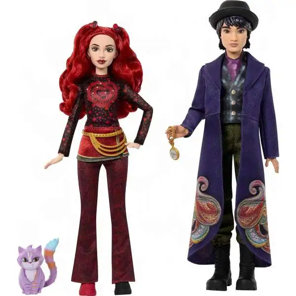 Disney Descendants Wicked Wonderland Red & Max Exclusive Fashion Doll 2-Pack [with Chessy the Cat]