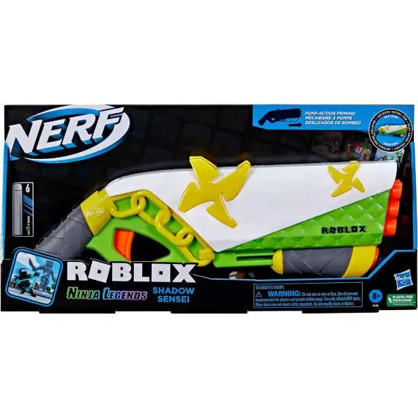 Nerf Roblox Ninja Legends Shadow Sensei Dart Blaster Toy Hasbro