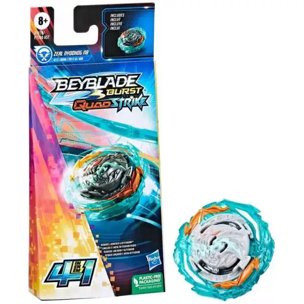 Beyblade Burst QuadStrike Zeal Nyddhog N8 Single Pack