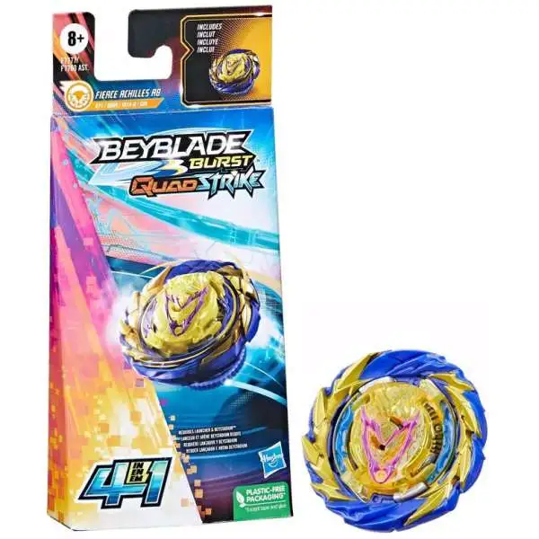 Beyblade Burst QuadStrike Fierce Achilles A8 Single Pack