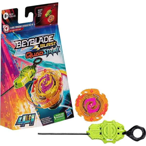 Beyblade Burst QuadStrike Zeal Nyddhog N8 Spinning Top Single Pack