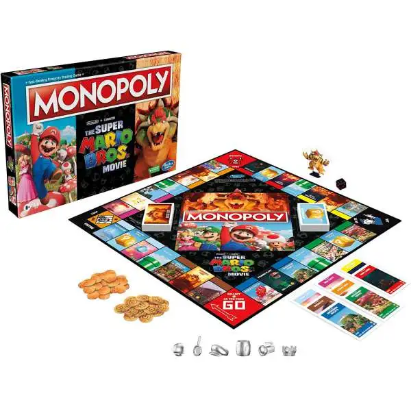 Monopoly The Super Mario Bros Movie Board Game Hasbro Toys - ToyWiz