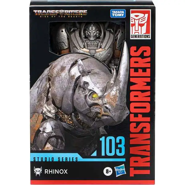 Transformers Generations Studio Series Rhinox Voyager Action Figure #103 [Rise of the Beasts]