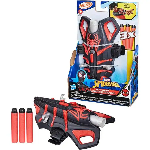 Marvel Spider-Man Nerf Mile Morales Thwip-Tech Blaster