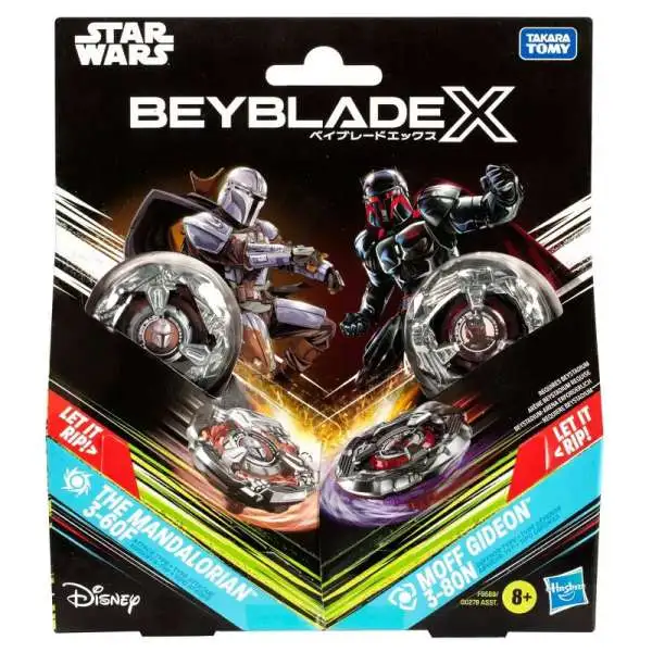 Beyblade X Star Wars The Mandalorian 3-60F & Moff Gideon 3-80N Multi-Pack Set