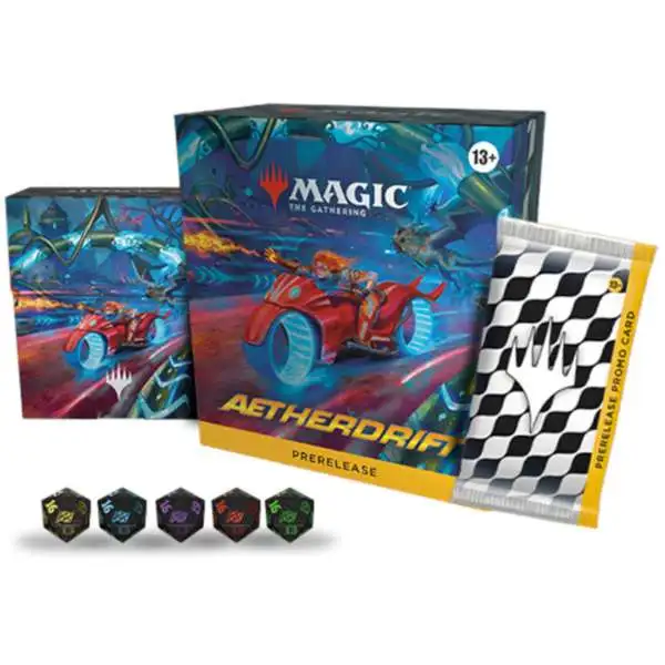 MtG Aetherdrift Prerelease Kit [6 PLAY Booster Packs & More]