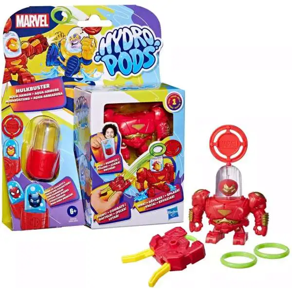 Hydro Pods Marvel Starter Pack Battle Toy, Water Activated