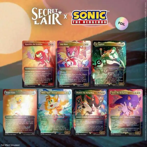 Magic The Gathering Trading Card Game Sonic the Hedgehog
