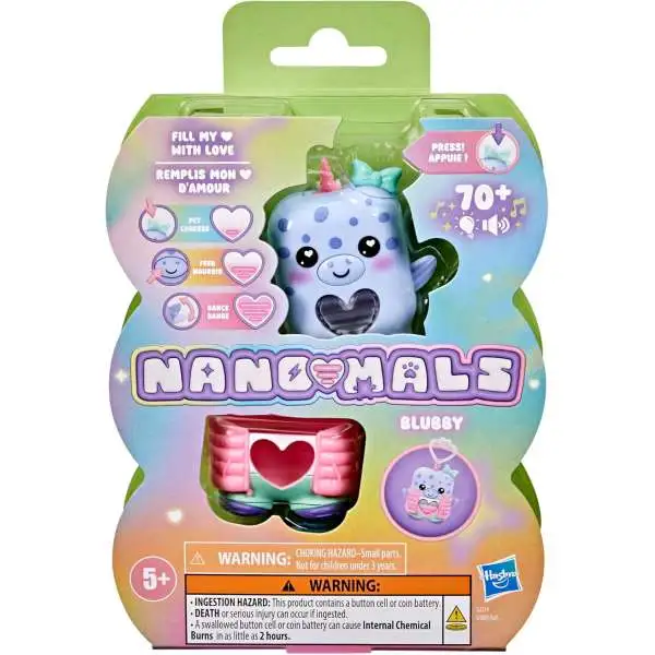 Nanomals Blubby Narwhal Virtual Pet