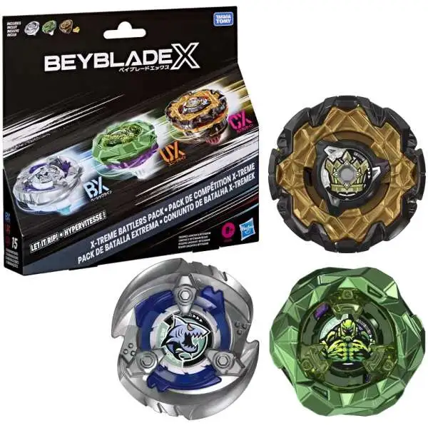 Beyblade X X-Treme Battlers 3-Pack Hasbro Toys - ToyWiz