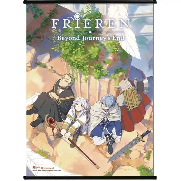 Frieren: Beyond Journeys End Frieren, Himmel, Heiter & Eisen Life-Size Wall Scroll (Pre-Order ships January)