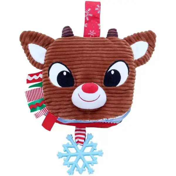 Rudolph the Red-Nosed Reindeer Rudolph 6-Inch Plush Book with Teether