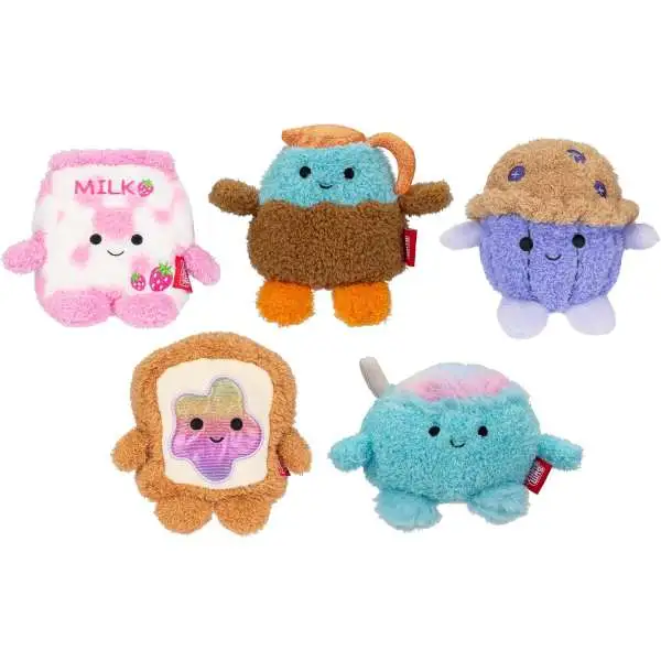 BumBumz BreakfastBumz 4.5-Inch Bean Plush 5-Pack