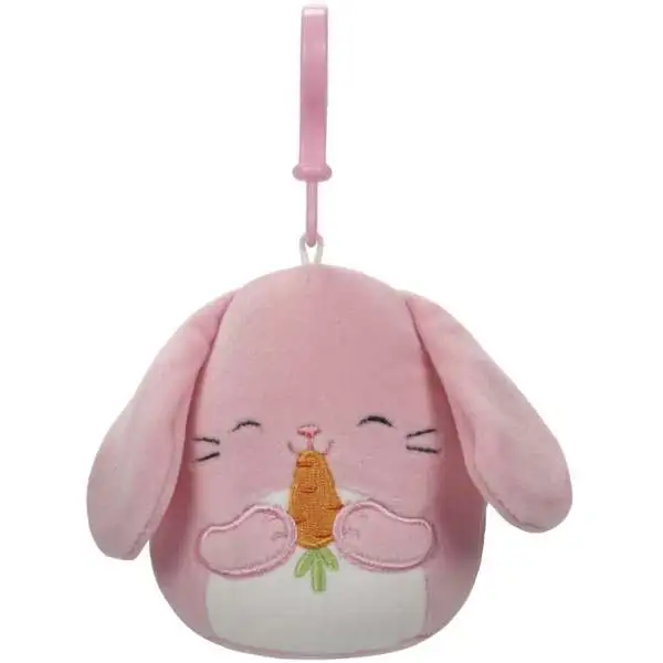 Squishmallows Easter Bop the Bunny 4-Inch Plush Hanger [Carrot]