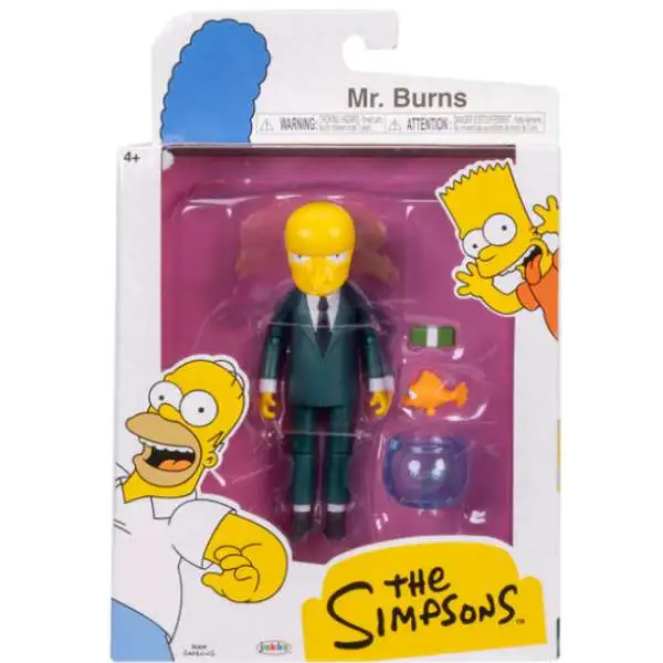 The Simpsons Wave 6 1 Mr. Burns with Blinky Action Figure