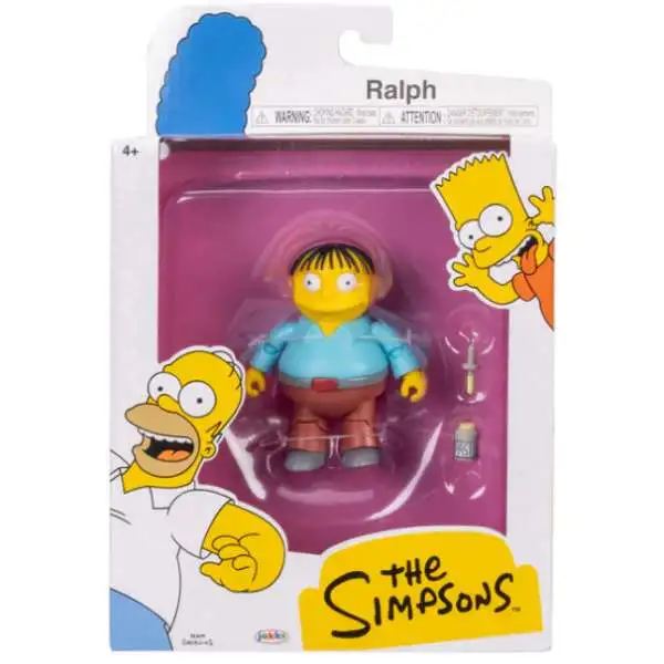 The Simpsons Wave 6 Ralph with Jar of Paste Action Figure