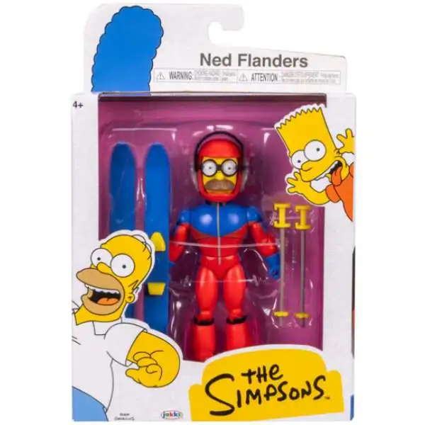 The Simpsons Wave 6 Skiing Flanders Action Figure