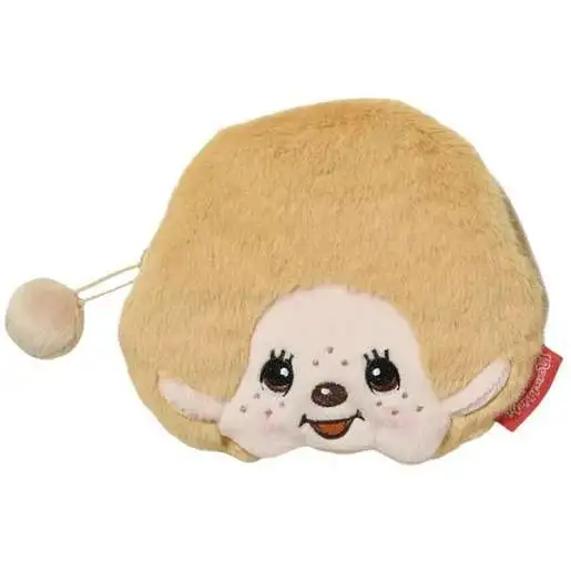 Monchhichi Beige Boy 4.5-Inch Plush Coin Purse