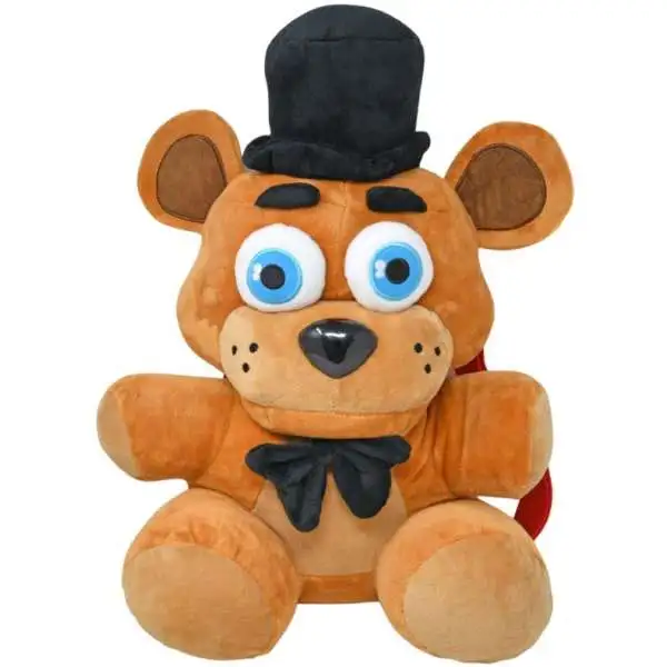 Five Nights at Freddy's Freddy 17-Inch Plush Mini Backpack [Red Straps]