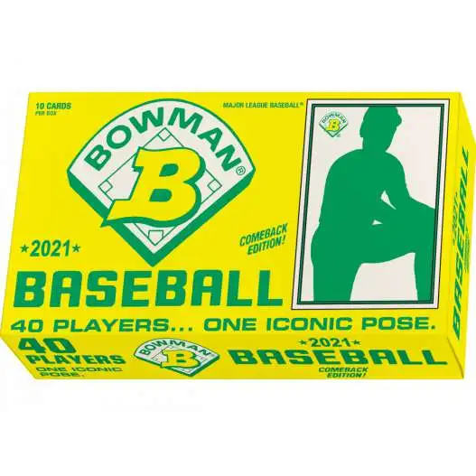 MLB Topps 1989 (2021) Bowman x Keith Shore Baseball Wave 3 Trading Card Pack [10 Cards]