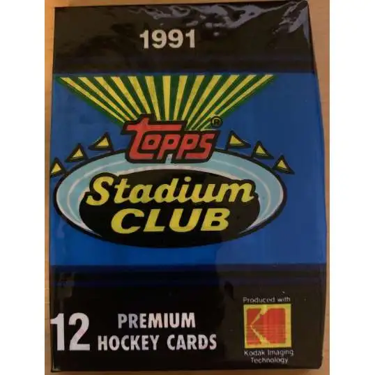 NHL Topps 1991 Stadium Club Hockey Trading Card HOBBY Pack