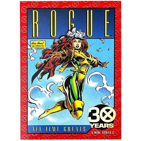 Marvel X-Men Series 2 1993 Rogue G-6 [30 Years Gold Stamp]