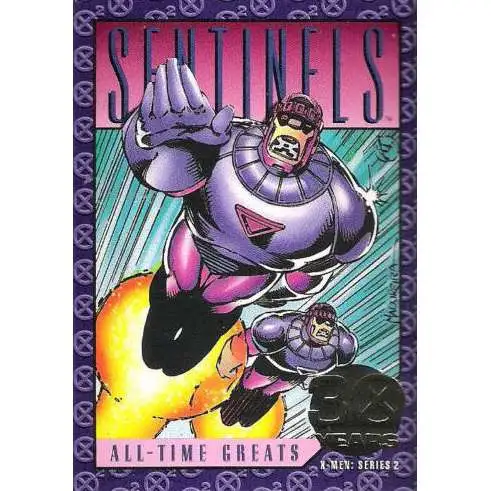 Marvel X-Men Series 2 1993 Single Card Sentinels G-7 30 Years Gold