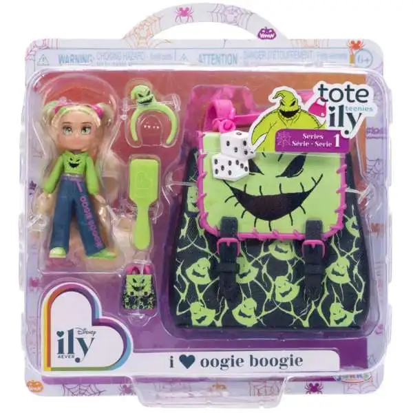 Disney ily 4EVER Tote Ily Teenies Halloween Series 1 I Love Oogie Boogie 2.25-Inch Mini Doll