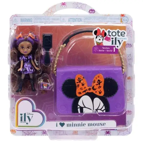 Disney ily 4EVER Tote Ily Teenies Halloween Series 1 I Love Minnie Mouse 2.25-Inch Mini Doll
