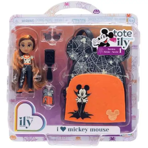 Disney ily 4EVER Tote Ily Teenies Halloween Series 1 I Love Mickey Mouse 2.25-Inch Mini Doll