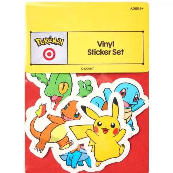 Pokemon Exclusive Vinyl Sticker Set [10 Piece]