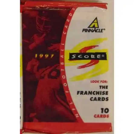 NFL 1997 Score Football Trading Card HOBBY Pack [10 Cards]