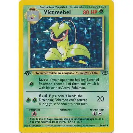 Pokemon Jungle Rare Holo Victreebel #14 [1st Edition]