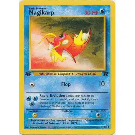 Pokemon Team Rocket Uncommon Magikarp #47 [1st Edition]