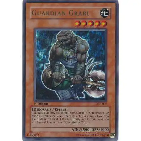 YuGiOh Dark Crisis Ultra Rare Guardian Grarl DCR-007 [1st Edition]
