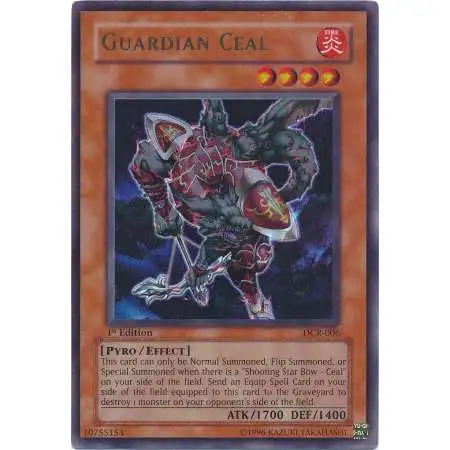 YuGiOh Dark Crisis Ultra Rare Guardian Ceal DCR-006 [1st Edition]