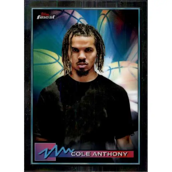 NBA 2021 Topps Finest Basketball Cole Anthony #1