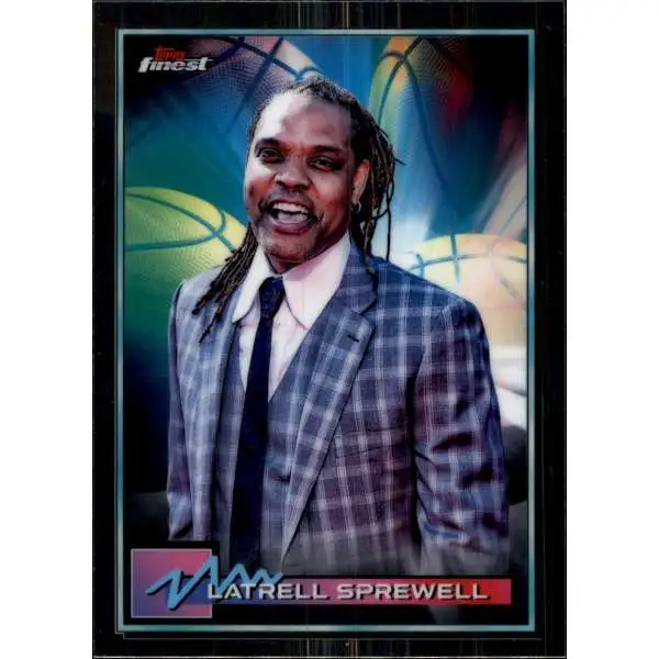 NBA 2021 Topps Finest Basketball Latrell Sprewell #7