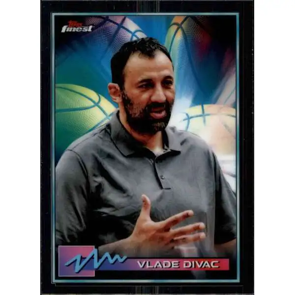 NBA 2021 Topps Finest Basketball Vlade Divac #12
