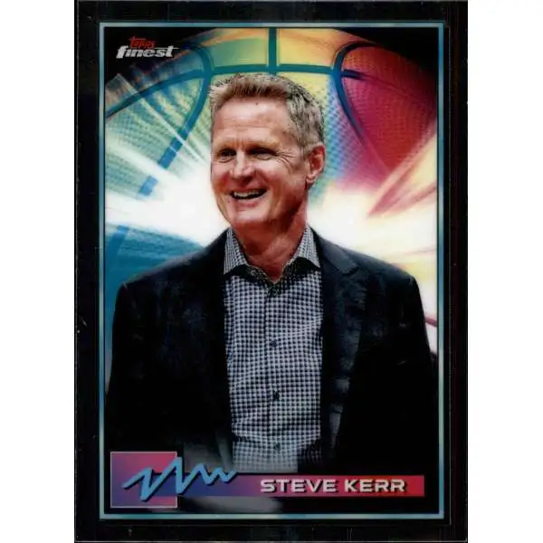 NBA 2021 Topps Finest Basketball Steve Kerr #25