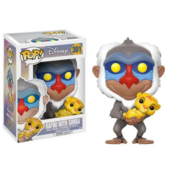 Funko The Lion King POP! Disney Rafiki with (Baby) Simba Vinyl Figure #301 [Damaged Package]