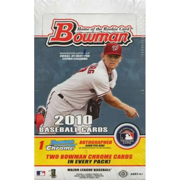 MLB Bowman 2010 Baseball Trading Card HOBBY Box [24 Packs]