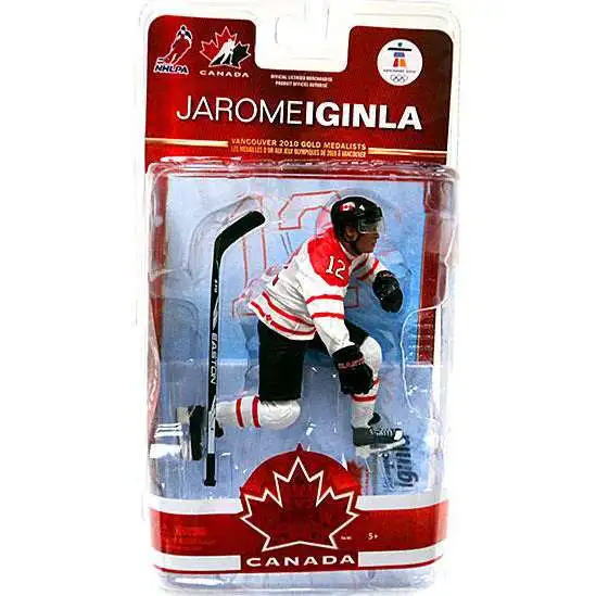 McFarlane Toys NHL Calgary Flames Sports Hockey Team Canada Series 2 Jarome Iginla Action Figure [White Jersey]