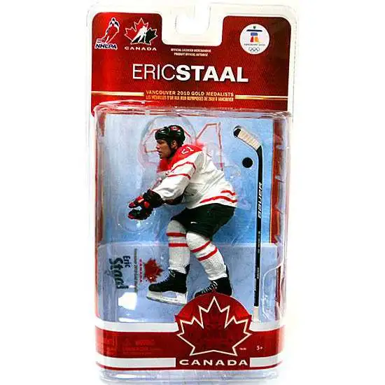 McFarlane Toys NHL Carolina Hurricanes Sports Picks Hockey Team Canada Series 2 Eric Staal Action Figure [White Jersey]