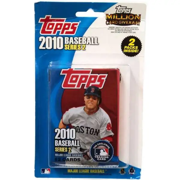 MLB Topps 2010 Series 2 Baseball Trading Card HANGER 2-Pack [12 Cards Per Pack]