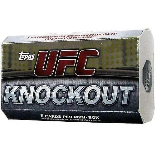 UFC Ultimate Fighting Championship 2010 Knockout Trading Card MINI Box Pack [5 Cards, 1 Autograph OR Memorabilia!]