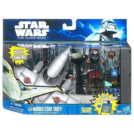 Star Wars Clone Wars Naboo Star Skiff with Anakin Skywalker Vehicle & Action Figure