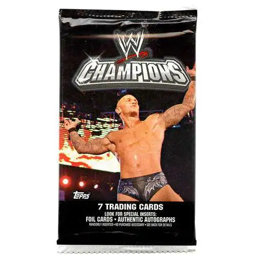 WWE Wrestling Topps 2011 Champions Trading Card Pack [7 Cards]