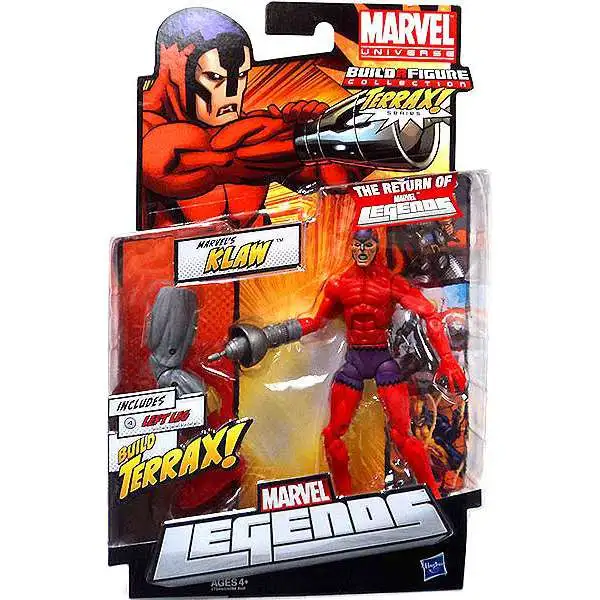 Marvel Legends 2012 Terrax Series Klaw Action Figure [Damaged Package]