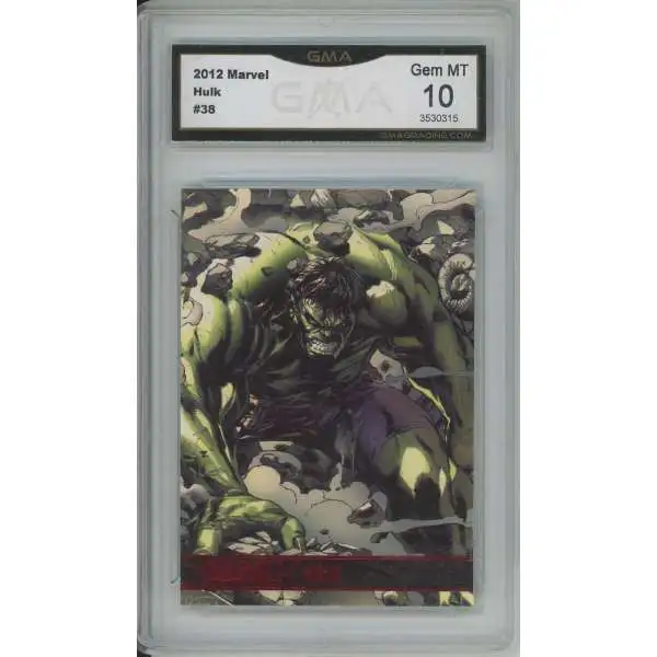 2012 Marvel Greatest Heroes Hulk Graded Card #38 [GMA Gem Mint 10]